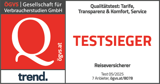 ÖGVS Testsieger im Qualitätstest für Tarife, Transparenz und Komfort, Service 2025