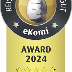 eKomi Award 2024 für Reiseversicherer mit sehr gut